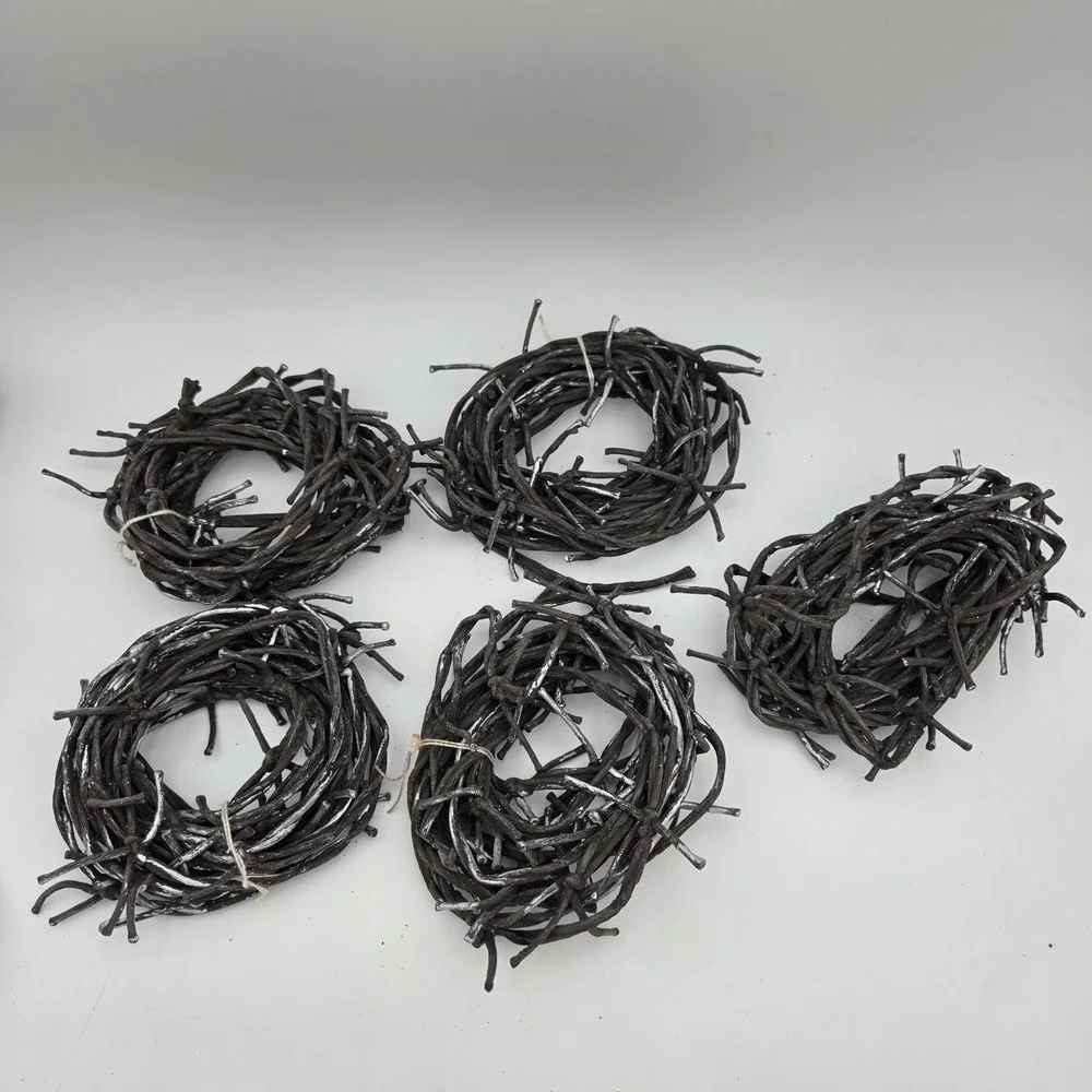 Lot of 5 Vintage Barbered Wire/Swag Halloween Decor 12 ft. long